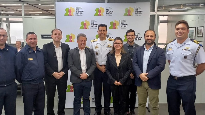 Autoridades estiveram reunidas no gabinete do vice-governador Gabriel Souza