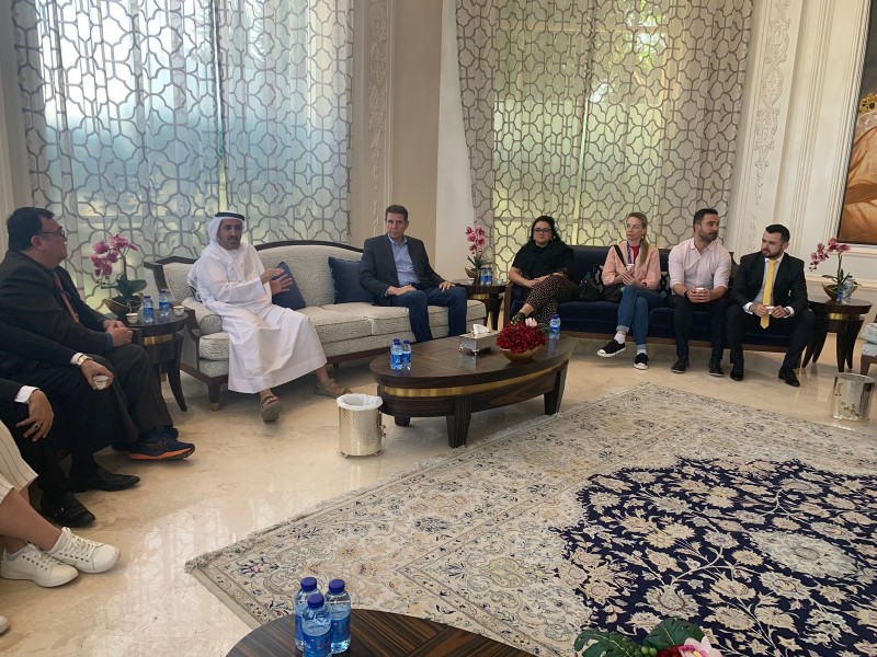 Sheik de Sharjah relatou interesse em fortalecer vínculo com o RS