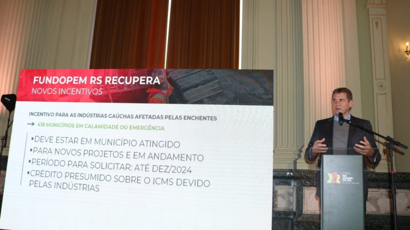 Alterações no Fundopem vão auxiliar empresas afetadas pelas enchentes